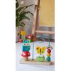 Petit Collage Busy Garden Wooden Activity Trio