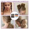 Thoquene Pack of 20 Hair Bands Original Braided Hair Bobbles Elastic
