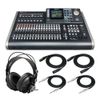 Tascam DP-24SD 24 Track Digital Audio Recorder with Headphone and Cables