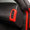 2PCS ABS Red Side Air Vent Frame Trim Cover For Corvette C6 2005-2013