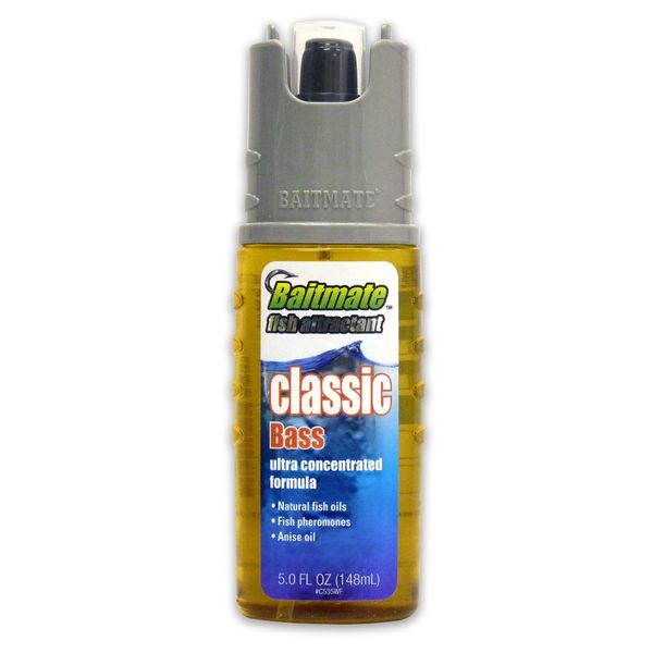 Baitmate Classic Scent Fish Attractant Spray for Lures and Baits, Anise Oil to Mask Unwanted Scents, Triggers Predatory Instincts, Ideal for Freshwater Fishing, 5 fl oz