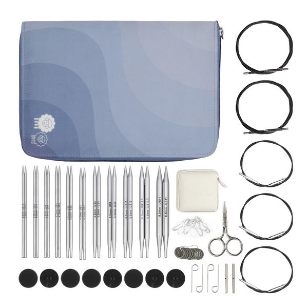 KnitPro Nova Regal Interchangeable Needle Set 5" (13cm) | 11 Sizes (3mm to 8mm)