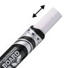 Pentel Maxiflo Dry Wipe Chisel Tip Marker - Black (Pack of 12)