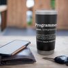 Definition Programmer Meaning - Computer Science & Coding Stainless Steel Insulated Tumbler