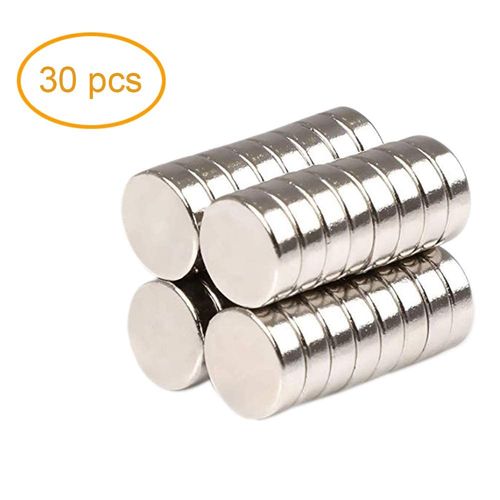Qiuyan 30pcs Strong Small Mini Round Refrigerator Office Magnets for Fridge, Whiteboard, Dry Erase Board in Home, Kitchen, Office and School
