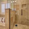 Square Shower Drain 6 Inch Floor with Flange Removable Quadrato Pattern Grate