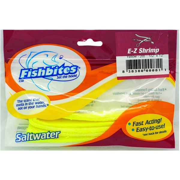 Fishbites E-Z Shrimp - Fast Acting (Yellow)