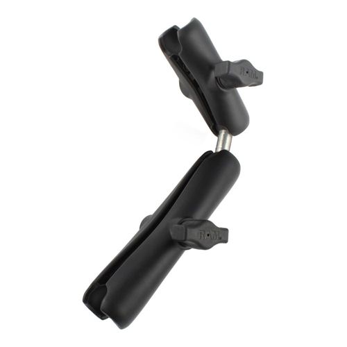 RAM Mounts Double Socket Arm with Dual Extension and Ball Adapter RAM-B-201-201U-C Compatible with RAM B Size 1" Components