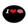 I Love Peppermint Candy Cane PopSockets Adhesive PopGrip
