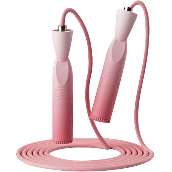 Peonist rope adjustable skipping rope, pink cotton