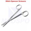 Surgical Hook Shape Spencer Stitch Scissors Suture Removal Medical Shears CE