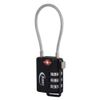 ASEC TSA Combination Luggage Cable Travel Padlock