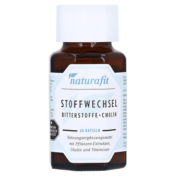 Naturafit Metabolism Bitter Substances + Choline Capsules, Pack of 60