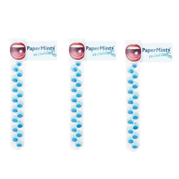 Goodbye halitosis with Cool PaperMints® Capsules - Breath Freshener Capsules x3