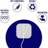 40x Square Electrode Pads Replacement Unit 7000 3000 2x2 Muscle Stimulator BULK