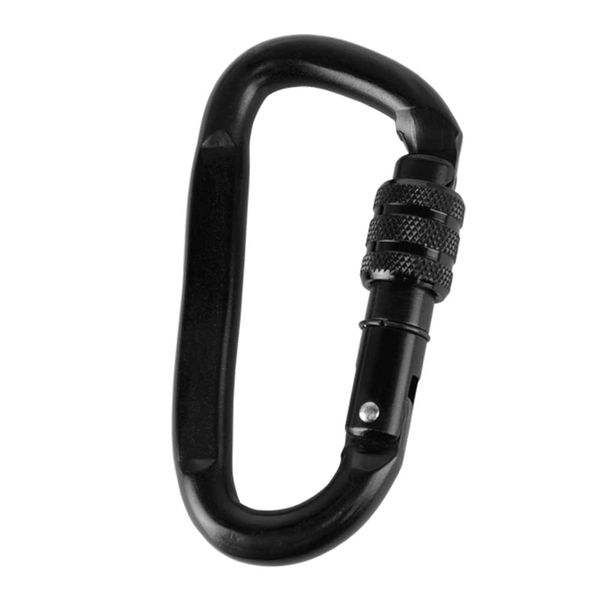 Muddy Outdoors Safety Harness Heavy-Duty Easy to Use One-Hand Design Steel Carabiner for Tree Climbing & Hunting