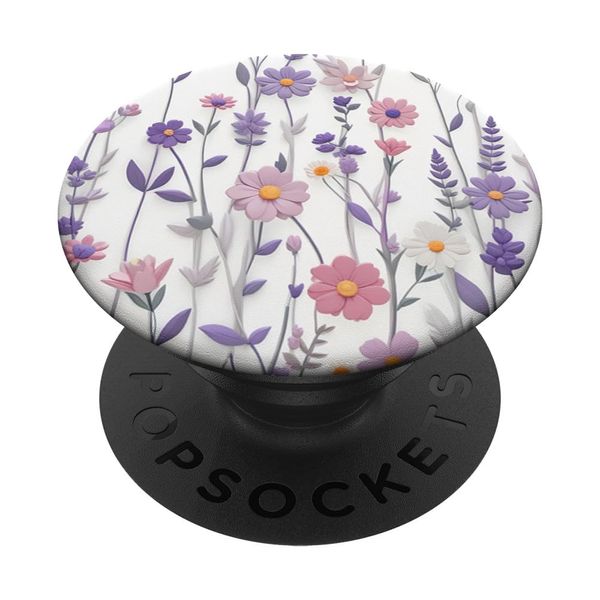 Mixed Flowers Bouquet Flower Pattern PopSockets Adhesive PopGrip
