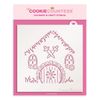 The Cookie Countess Bunny Bungalow - 4 Piece Stencil Set