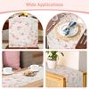 Hejo Cherry Blossom Pattern Table Runner,Reusable Table Runners for Dining Table,Washable Spring Summer Dining Table Runner for Home,Party,Festivals(40*140cm)