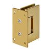 CRL GEN337BR Brass Geneva 337 Adjustable Wall Mount Full Back Plate Hinge