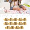HEEPDD 14Pcs Sewing Thimbles, Adjustable Finger Ring Copper Sewing Thimble Finger Protector for Hand Sewing