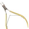 Cuticle Nipper, Cuticle Clipper, Shredded Nipper, Nail Clipper, Cuticle Care, Cuticle Treatment, Cuticle Nipper, Compatible with Fish Eyes, Beauty Tool (Gold)