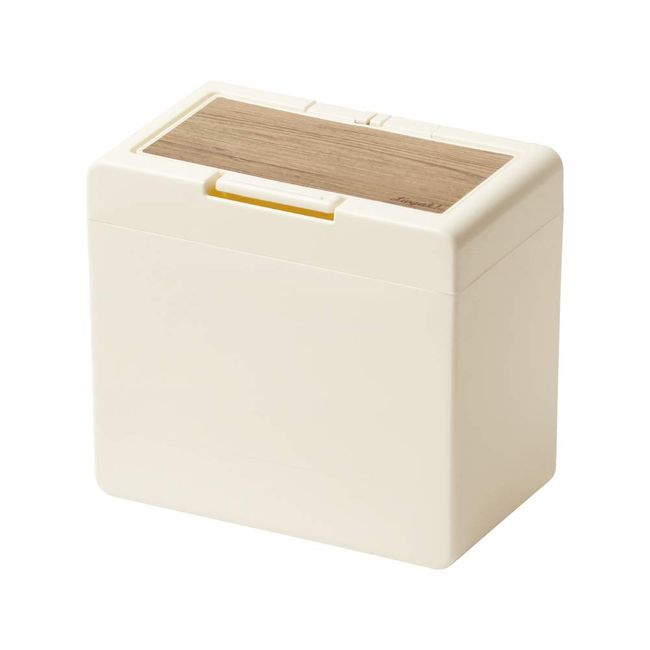 Sonic LV-4672-I LV-4672-I Libigaku Little Bako Tabletop Trash Can Ivory