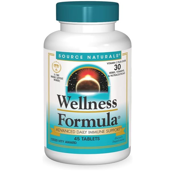 Immune Support & Wellness Natural Source Tablets, 45 Tablets