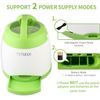 Automatic Dog Treat Dispenser with Button, Dog Button Feeder with Dual Power Sup