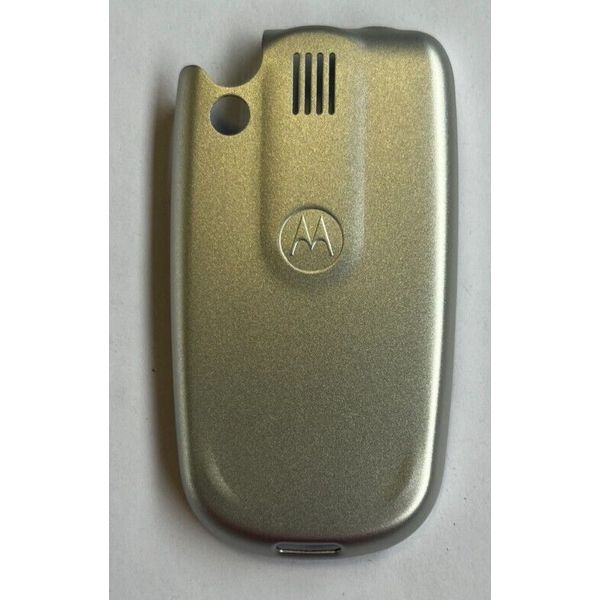 MOTOROLA V600 SILVER BATTERY DOOR NEW OTHER CONDITION