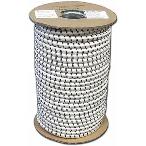 T.W Evans Cordage SC-104-100 1/4-Inch by 100-Feet Elastic Bungee Shock Cord