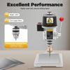Mini Drill Press Precision Benchtop Drilling Machine, DIY Mini Drill Press for Bench Drilling Machine Variable Speed Drilling Chuck