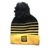 Transform Boys Black & Yellow Bumble Bee Transformers Beanie Hat (Age 4-8)