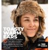 Tough Headwear Winter Trapper Hat - Mens Hats and Caps - Russian Ushanka Army Hat - Waterproof Winter Fur Cap with Ears - Earflap Hats for Men & Women - Ear Flaps Snow Eskimo Hat