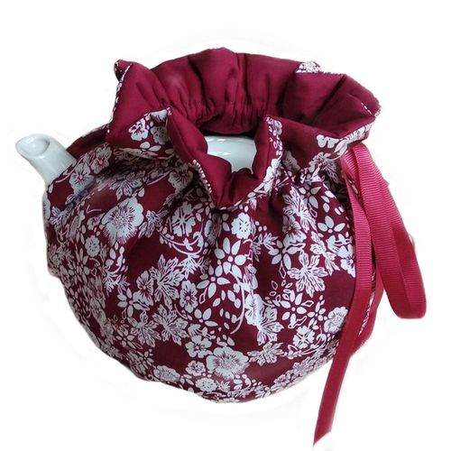 Tea Cosy, Cotton Vintage Floral Teapot Dust Cover Tea Cozies, Kitchen Home Decorative Tea Pots Cozy with Insulation Pad for Housewife, Friend, Mom