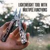 Multitool Plier - 12 In 1 Stainless Steel Pocket Multi Tool With Durable Sheath