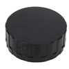 Denture Veneer Processing Box, Round Shape Dental Veneer Box, Reusable Black Denture Storage Box with Spare Pad