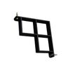 Tin Foil/Cling Film/Grease Proof Paper Mount Bracket Holder Organiser Corner Holder for Kitchen Cupboard Organisation White