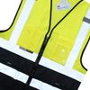 Salzmann 3M Multi-Pocket Reflective Vest, Yellow + Navy