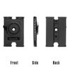 LayLax [CQC Holster Attachment Molle Platform] [Black] MOLLE Compatible 360 Degree 24 Levels Angle Adjustable