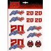 MOTO GP Fabio Quartararo #20 El Diablo Multicolor Sticker Set