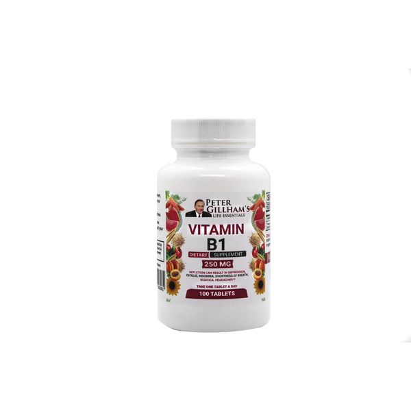 Peter's Choice B1 Tablets Dietary Supplement (B1 250 mg, 100 Tablets)