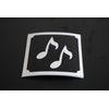 Music Notes Make Up Stencil- 5 Pack