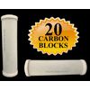 20 Pc 10" x 2.5" CTO Carbon Block Drinking Water Filter Reverse Osmosis RO