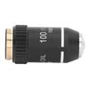 100X Magnifying Lens, Corrosion Resistant Microscope Objective Eyepiece Standard Size for Biological Microscopes