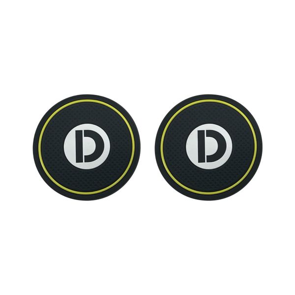 D-SPORT 08220-YE Round Coaster Yellow