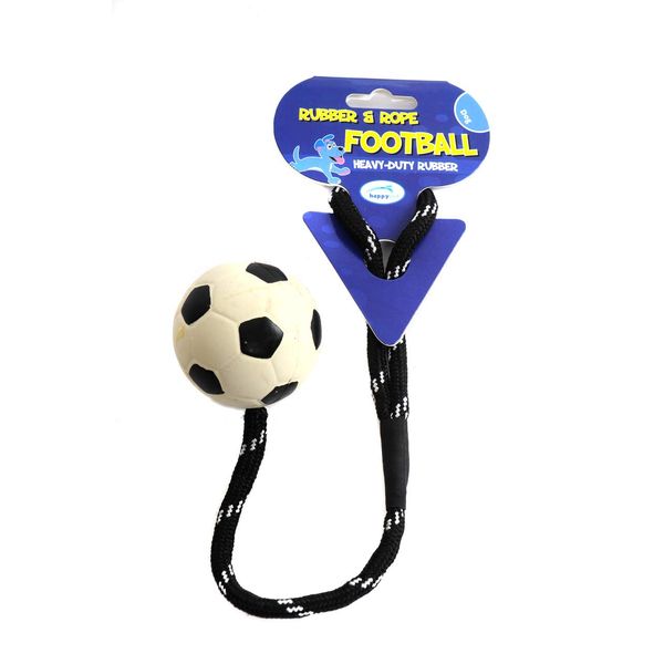 happypet Soccer Rope Ball 2.5"