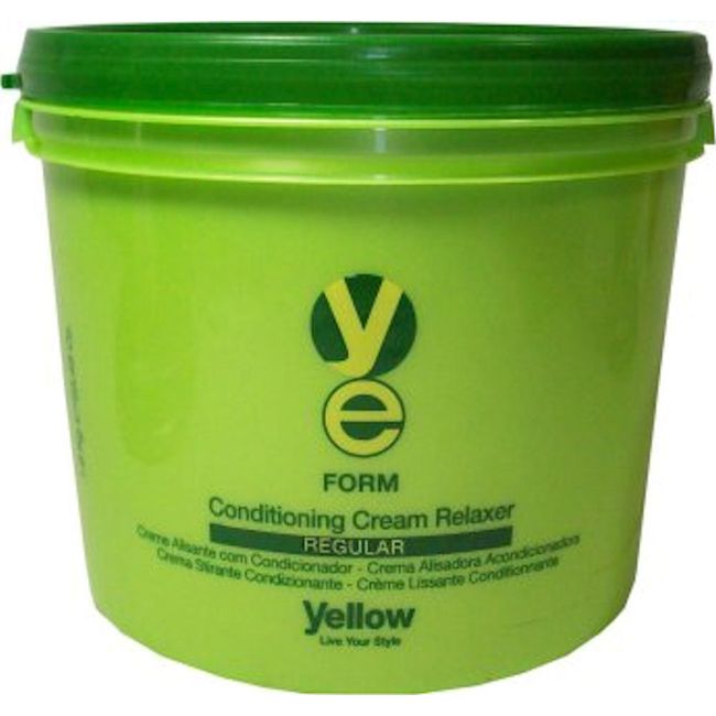 YELLOW FORM CONDITIONING CREAM RELAXER REGULAR 1.8 KG / 63.49 OZ