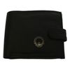Claddagh Ring Black Leather Mens Wallet RFID Protection