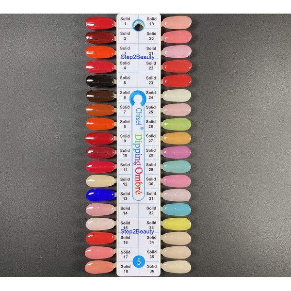 Chisel Nail Art 2 in 1 Acrylic & Dipping Powder 2 Oz - Solid 202